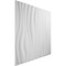 Ekena Millwork Leandros EnduraWall Decorative 3D Wall Panel, White, 19 5/8"W x 19 5/8"H WP20X20LEWH - alternate 6